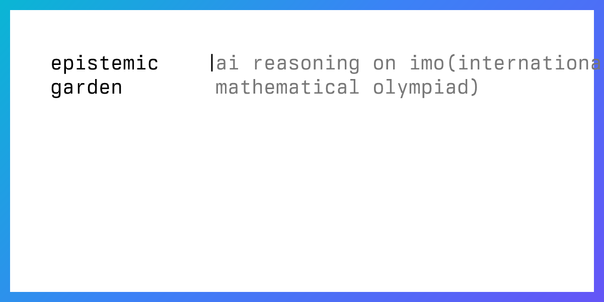 Commentary: AI Reasoning on IMO(International Math Olympiad)